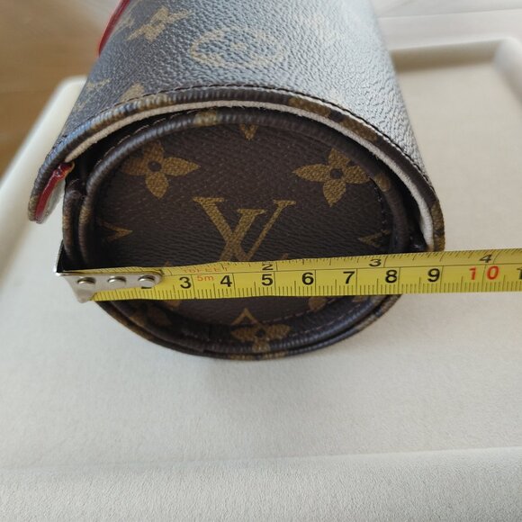 Louis Vuitton Monogram Brown Monogram Watch Travel Pouch (New) - Picture 12 of 12